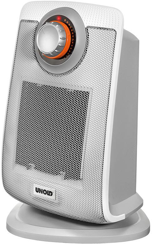 Unold 86440 Keramik-Heizlüfter Bad, 2000W, 4 Stufen, weiß