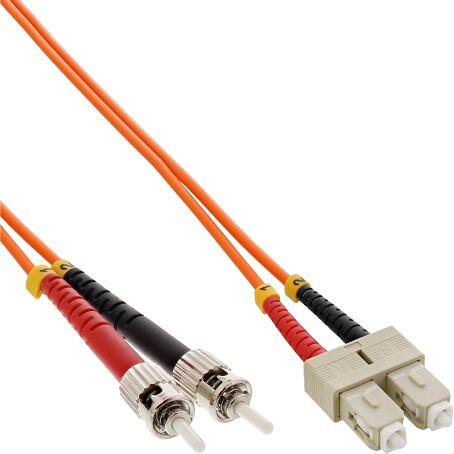InLine LWL Duplex Kabel, SC/ST, 50/125μm, OM2, 2m (82502)