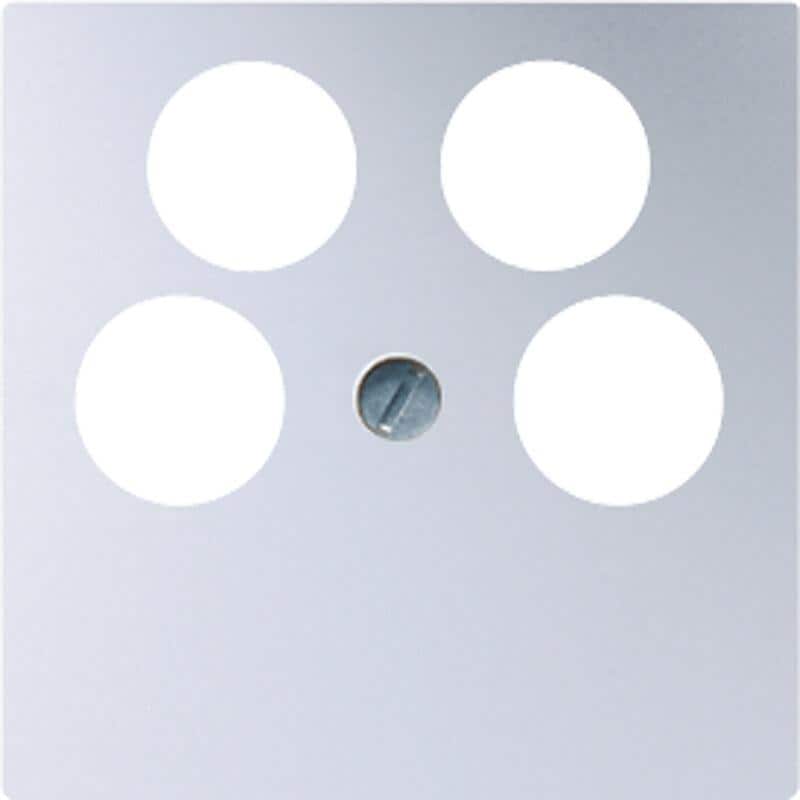 Abdeckung, aluminium, A 500, A plus & A creation, Jung A561-4SAT2AL