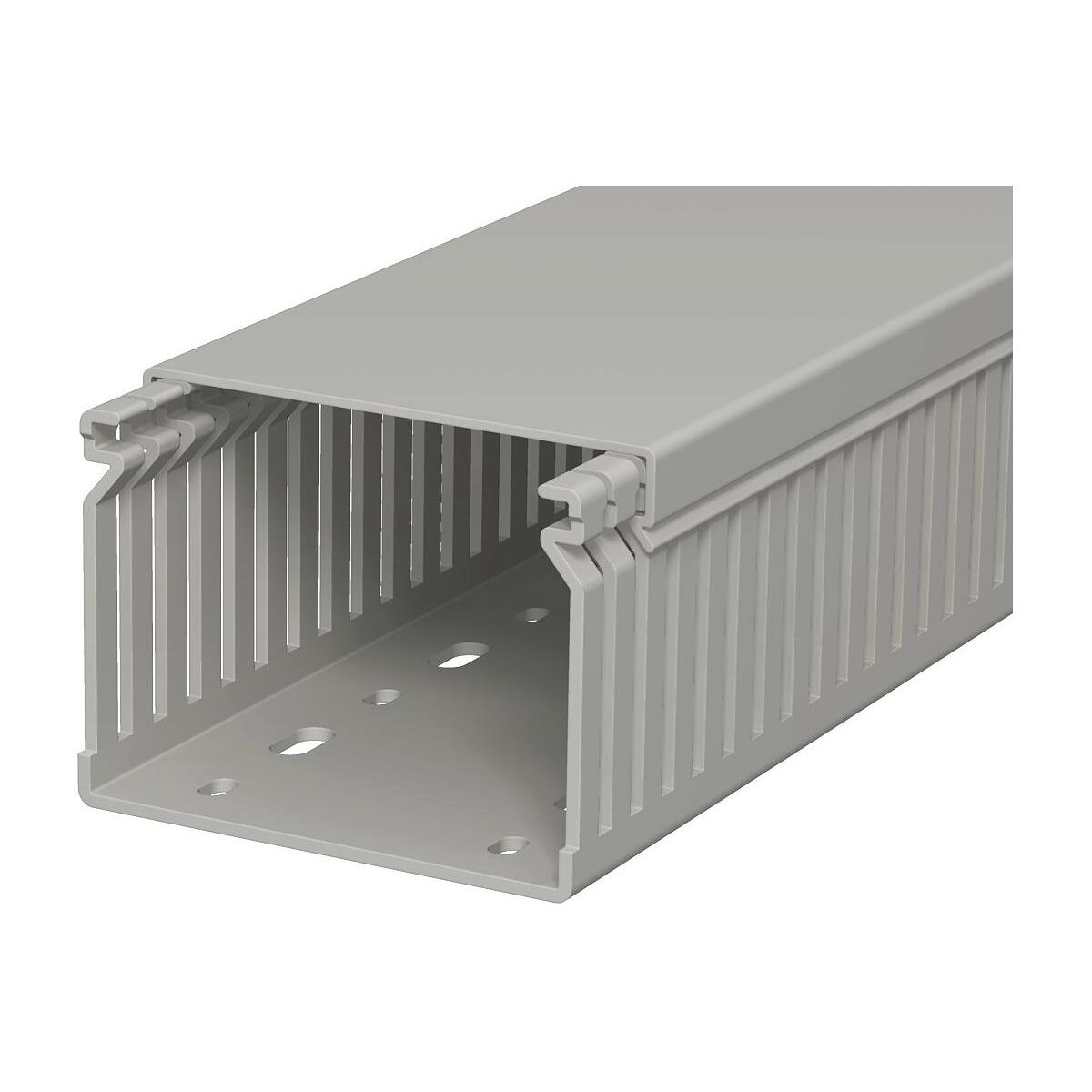 OBO Bettermann LK4 60080 Verdrahtungskanal, 60x80x2000mm, steingrau (6178035)