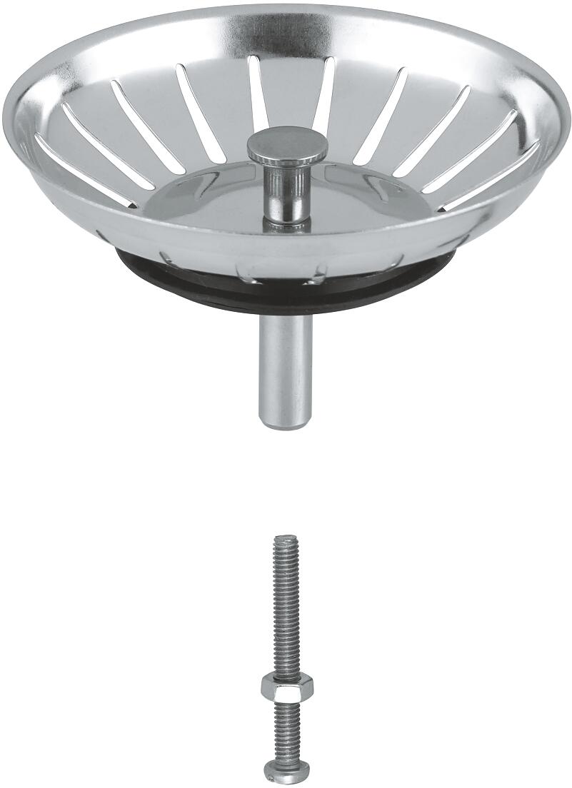 GROHE 42576 Stopfen für Küchenspüle, edelstahl gebürstet (42576SD0)
