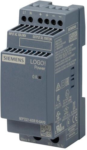 Siemens 6EP3321-6SB10-0AY0 LOGO!POWER 15V / 1,9A