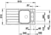Blanco Axis III 5 S-IF Edelstahlspüle mit Ablauffernbedienung, reversibel, Edelstahl Seidenglanz (522103)