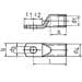 Klauke 7SG10 Rohrkabelschuhe für Schaltgeräteanschlüsse, Normalausführung, 70mm², M10