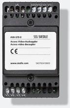 Siedle AVA670-0 Access-Video-Auskoppler, schwarz (200044165-00)