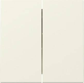 Gira 329501 Wippe, 2fach, System 55, Cremeweiß glänzend (lackiert)