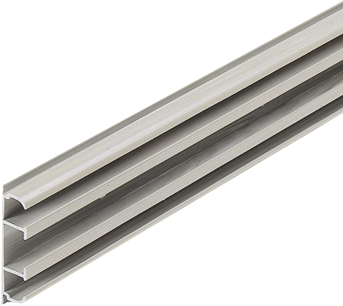 Gewiss NP42001 Sockelleistenkanal Unterteil, mit Bodenlochung, PVC, 20x50x2000mm, grau