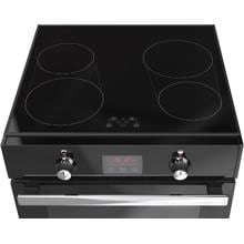 Belling Cookcentre 60 Ei EU Range Cooker, 2 Elektrobacköfen, mit Induktionskochfeld, 60 cm breit, black