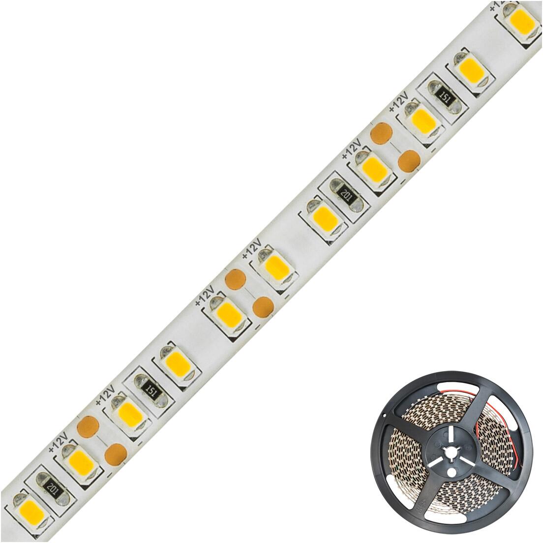 EVN ECO-Serie LED-Strip, IP54, 12V/DC, 9,6W/m, 774lm/m, 120LED/m, 5m-Rolle, 2700K (STR5412602827)