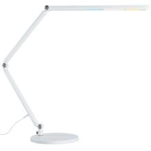 Paulmann LED Schreibtischleuchte 3-Step-Dim FlexBar White Switch 700lm 9,5W, weiß (78911)