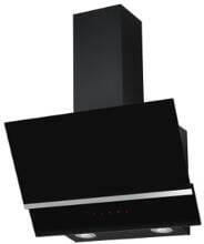 Amica KHF664611S A++ Kopffreihaube, 60 cm breit, 595 m³/h, LED Beleuchtung, 3 Leistungsstufen, Nachlaufautomatik, schwarz