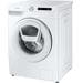 Samsung WW80T554ATW/S2 8kg Frontlader Waschmaschine, 60 cm breit, 1400U/min, SchaumAktiv-Technologie, AddWash, FleckenIntensiv-Funktion, weiß