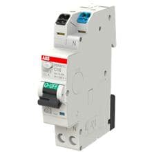 ABB DSX301, FI/LS-Schutzschalter, C16/0,03 A, 1 P+N 6kA, Serie DSX301, Push-In, 1TE (2CSR255165R1164)