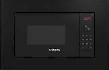 Siemens BE623LMB3 iQ300 Einbau-Mikrowelle, 59,5 cm breit, 800 W, 20L, cookControl8, Grillfunktion, schwarz/Edelstahl