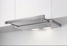 AEG DPS362AS EEK: C Extractor 3000 Flachschirmhaube, 60 cm breit, 330 m³/h, LED-Beleuchtung, Drucktasten, Abluft- und Umluftbetrieb, grau