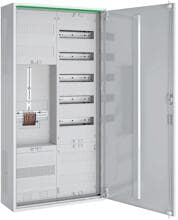 ABN ABNRS207Z0071 Zählerschrank, 3Pkt, 1Z, 1V, 1APZ, HLAK/Kanal, IP44, SKII, 5-polig, 550x1100x210mm, verkehrsweiß