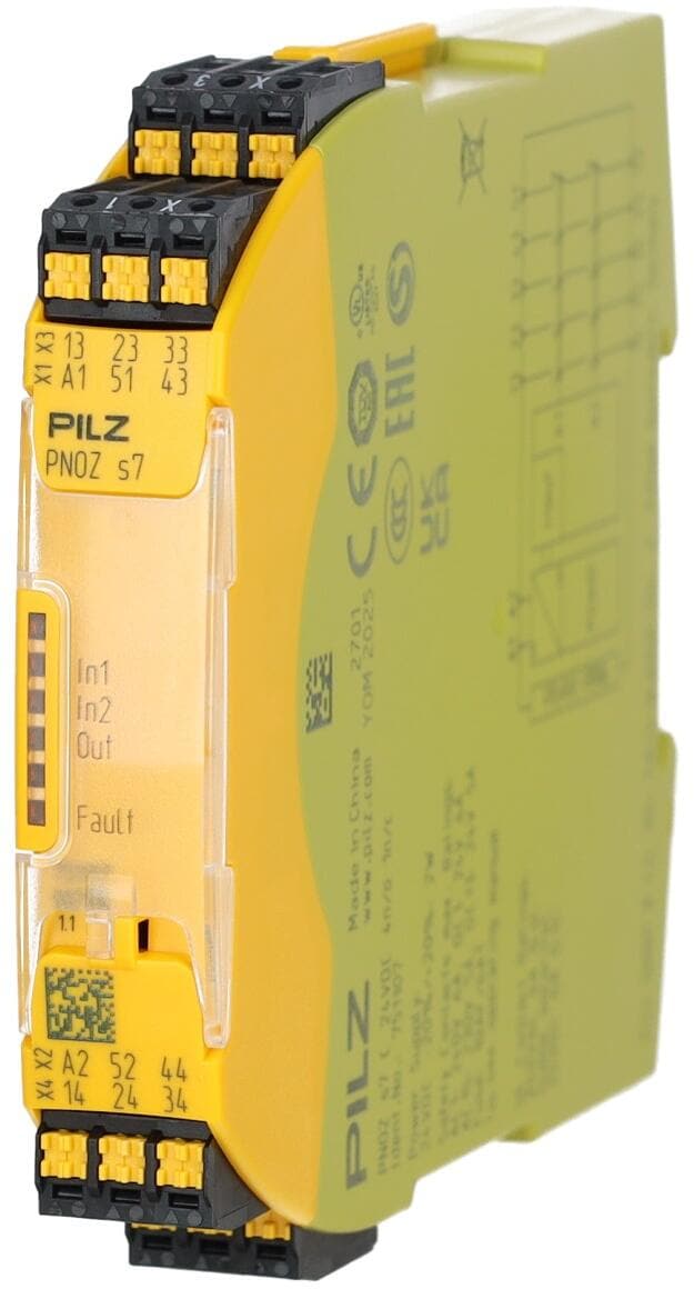 Pilz PNOZ s7 C Kontakterweiterung 24VDC 4S 1Ö (751107) ab 60 € (August 2026) | Vergleiche 21 Angebote auf Pilz PNOZ s7 C Kontakterweiterung 24VDC 4S 1Ö (751107) ab 60 € (August 2026) | Vergleiche 21 Angebote auf