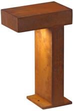 SLV RUSTY PATHLIGHT 40 LED Outdoor Stehleuchte, IP55, 8,8W, 470lm, 3000K, HxBxT 400x250x150mm, rostfarben (1006346)