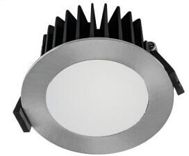 EVN SOLIDO 85 LED Deckeneinbau, rund, 8,5W/10W, IP54, 220-240V, 3000K/4000K/5700K, DALI dimmbar, Ø103mm, extrem breitstrahlend, chrom satiniert (L44D1