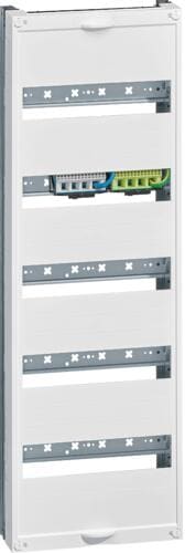 Hager ZU15XS Verteilerfeld, univers Z, Höhe 750mm, 5-reihig, 1-feldig, PE/N senkrecht