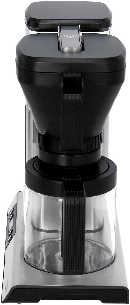 Gastroback 42706 Design Brew Tassen, 10 Einzeltassenfunktion, Wagner Glaskanne, Elektroshop Advanced, edelstahl/schwarz Filterkaffeemaschine