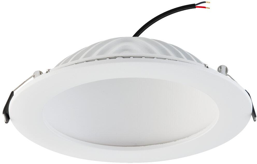 EVN DL-Serie LED Deckeneinbau, rund, IP20, 350mA, 18W, 3000K, 982lm, weiß (DL17302)