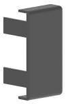 GGK 1695 Endstück LFG 15x30-9005, Kunststoff hfr, schnittkaschierend, schwarz