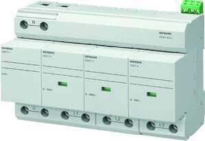 Siemens 5SD7444-1 Kombi-Ableiter Typ 1+2 Anforderungskl.B+C 350VUC 4pol.