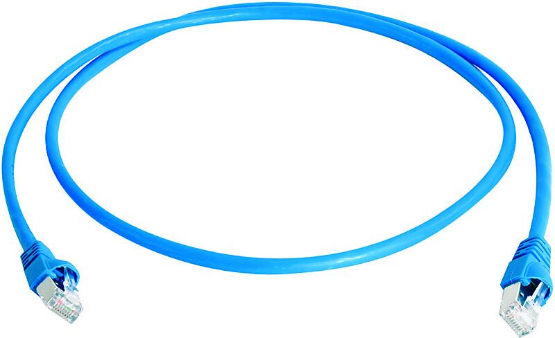 Telegärtner Mini Patchkabel Cat.6A ISO 3,0m, LSZH, blau (100008538)