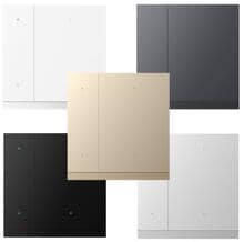 GVS KNX-Tastsensor WALTZ, 2-fach - 4-Fach, Aluminium, verschiedene Farben