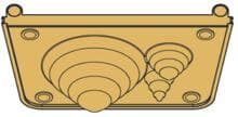 Sungrow X-Plate for SGxxxHX Kabeleinführung für 5 Einzeladern, IP66, VPE = 5 Stück (BB005454)