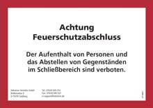 Hekatron Hinweisschild für Feuer/Rauchschutztüren, silber (3710691)