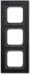 Busch-Jaeger 1723-275 Abdeckrahmen, Axcent, 3-fach Rahmen, schwarz matt (2CKA001754A4705)