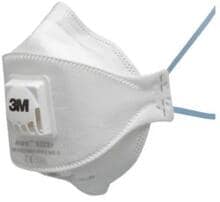 3M 9312+ Aura Atemschutzmaske FFP 1 NR D mit Cool Flow Ausatemventil, weiß (7000088724)
