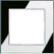 Glasrahmen 1-fach für waagerechte und senkrechte Kombination für die Serie A, Glas Silber, A creation Rahmen, Jung AC 581 GL SI