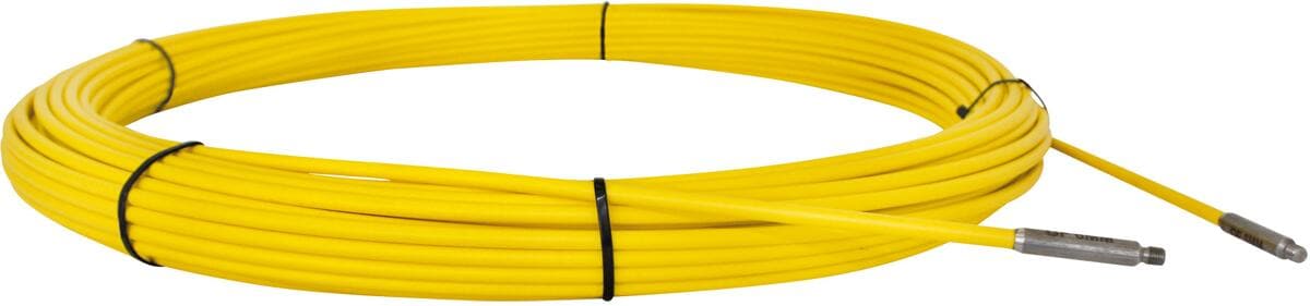 Runpotec Ersatz-Glasfaserstab mit Endhülsen, 120 m, Ø 7,5 mm, Gewinde, RTG Ø 12 mm (20414)