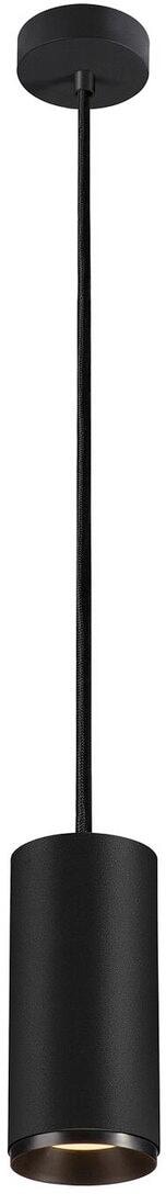 SLV NUMINOS PD DALI L Indoor LED Pendelleuchte 60°, 28W, 2400lm, 3000K, schwarz/schwarz (1004636)