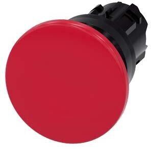Siemens 3SU1000-1BD20-0AA0 Pilzdrucktaster, rot
