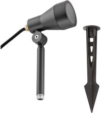 EVN Gartenspot, IP54, GU10, max. 11W, 220-240V, 1,8m Zuleitung mit Schutzkontaktstecker, anthrazit 
