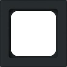 Busch-Jaeger 1746/10-45M Zwischenring für Telekommunikationseinsätze, Busch-art linear, 50x50mm, schwarz matt (2CKA001710A4177)
