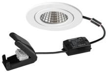 Brumberg ITANSA BBxx LED-Einbaudownlightset inkl. Konverter, schaltbar, mit Anschlussbox, V4A, IP54, max. 6W, starr, Edelstahl