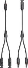 Jackery Solar Y-Kabel 15 cm, robustes Verbindungskabel zur parallelen Verschaltung von Solarmodulen, schwarz