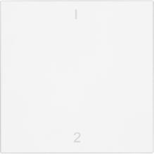 OPUS 55 Flächenwippe für BRiDGE und Wandsender-Modul, Symbol 1/2, polarweiß (514.445.37)