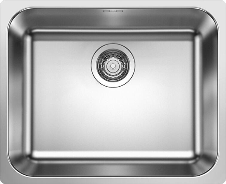 Blanco Supra 500-IF R12 Einbauspüle ohne Ablauffernbedienung, Edelstahl Bürstfinish (526351)
