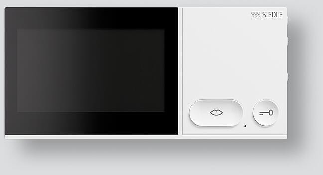 Siedle IQID-0 Video-Innenstation 4,3 Zoll Farbdisplay, LAN (PoE), WLAN, Siedle IQ kompatibel, App-Anbindung signalweiß (210012423-00)