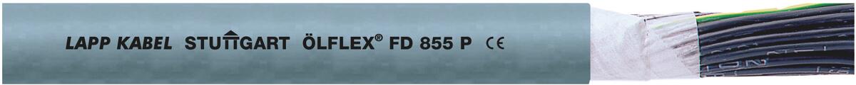 Lapp ÖLFLEX FD 855 P Steuerleitung 12G1, Extended-Line, PUR, 1,5mm², grau, 50m (0027579/50)