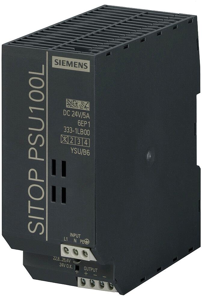 Siemens 6EP1333-1LB00 SITOP PSU100L 24V/5A geregelte Stromversorgung