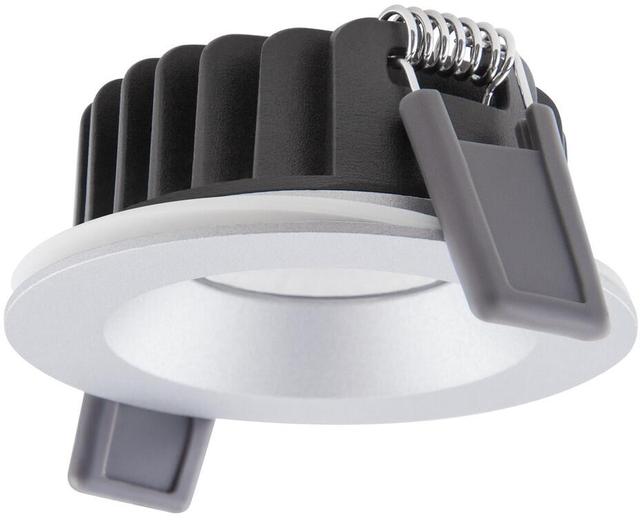 LEDVANCE Spot Air FIX P 6W 930 PS DIM, Einbaustrahler, feststehend, IP65, 3000K, warmweiß, silber (4058075799981)