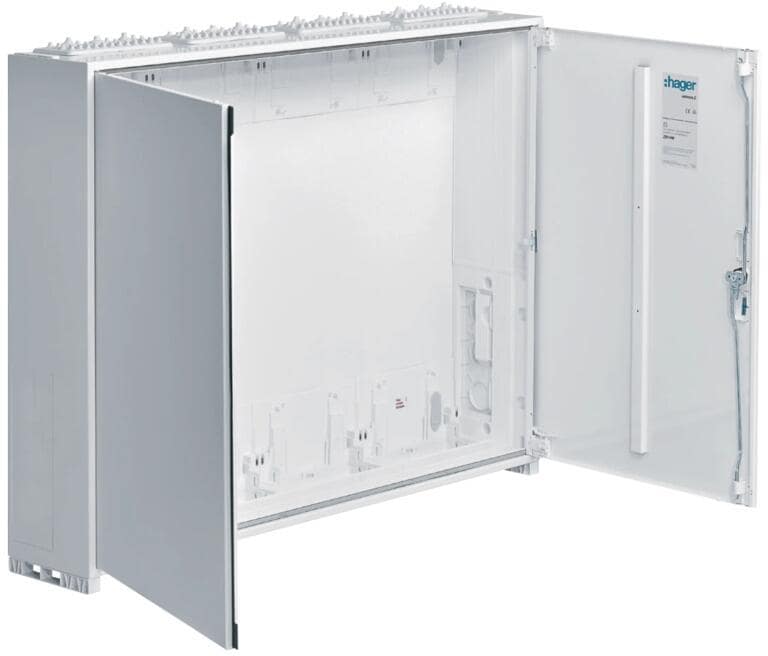 Hager ZB14W Zählerschrank, IP54, univers Z, 800x1050x205 mm, Schutzklasse II, 240 Platzeinheiten