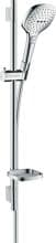 hansgrohe Raindance Select E Duschset 120 3 Strahlarten, mit Seifenschale, Messing, 14,4 l/min, 120 mm